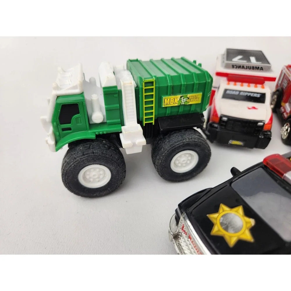 Lot TONKA Fire Trucks And Emergency Vehicles Police Car Garbage First Responders